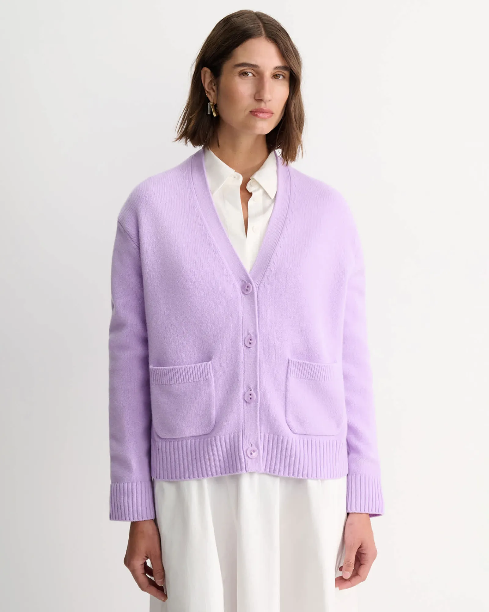 Best Sportscraft Sunshine Oversized Cardigan in Soft Lilac SoftLilac