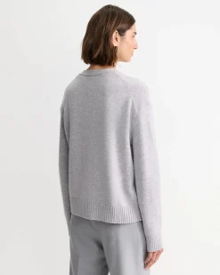 Fashion Sportscraft Sunshine Oversized Cardigan in Grey Melange GreyMelange
