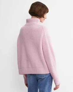 Best Sportscraft Sunshine Quarter Zip Knit in Soft Pink SoftPink