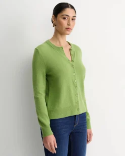 Best Sportscraft Sunshine Wool Cardigan in Avocado