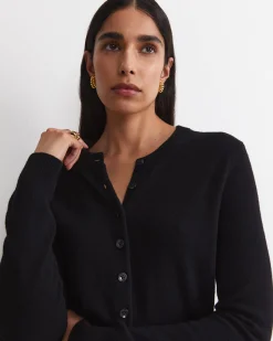 Online Sportscraft Sunshine Wool Cardigan in Black