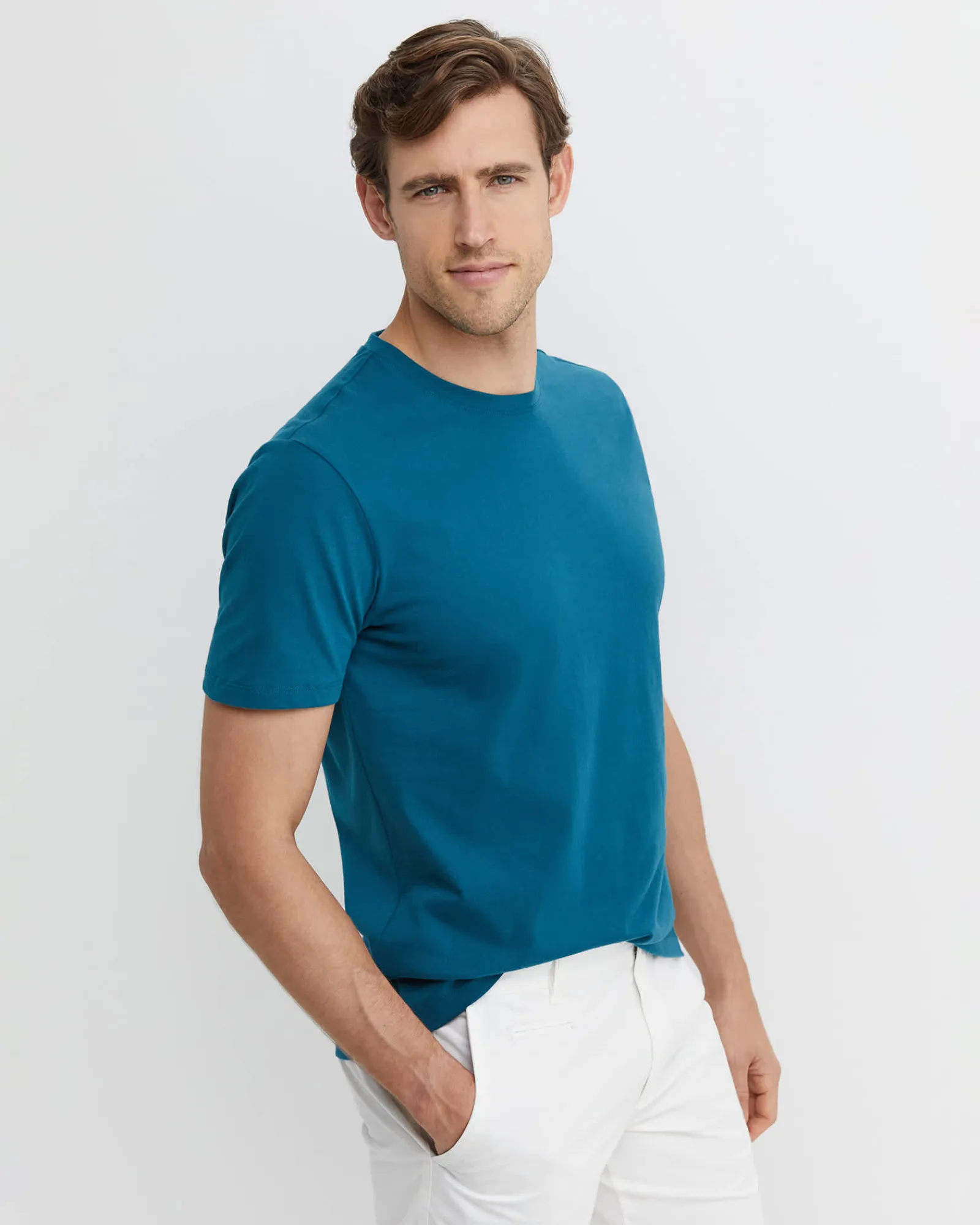 Fashion Sportscraft Supersoft Tee in Dark Teal DarkTeal