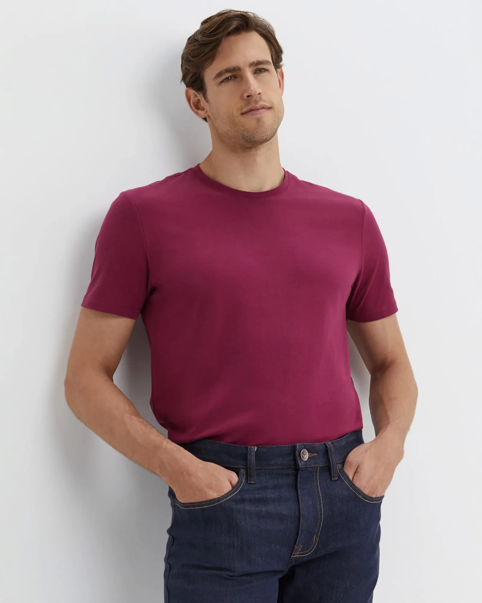 Online Sportscraft Supersoft Tee in Mulberry