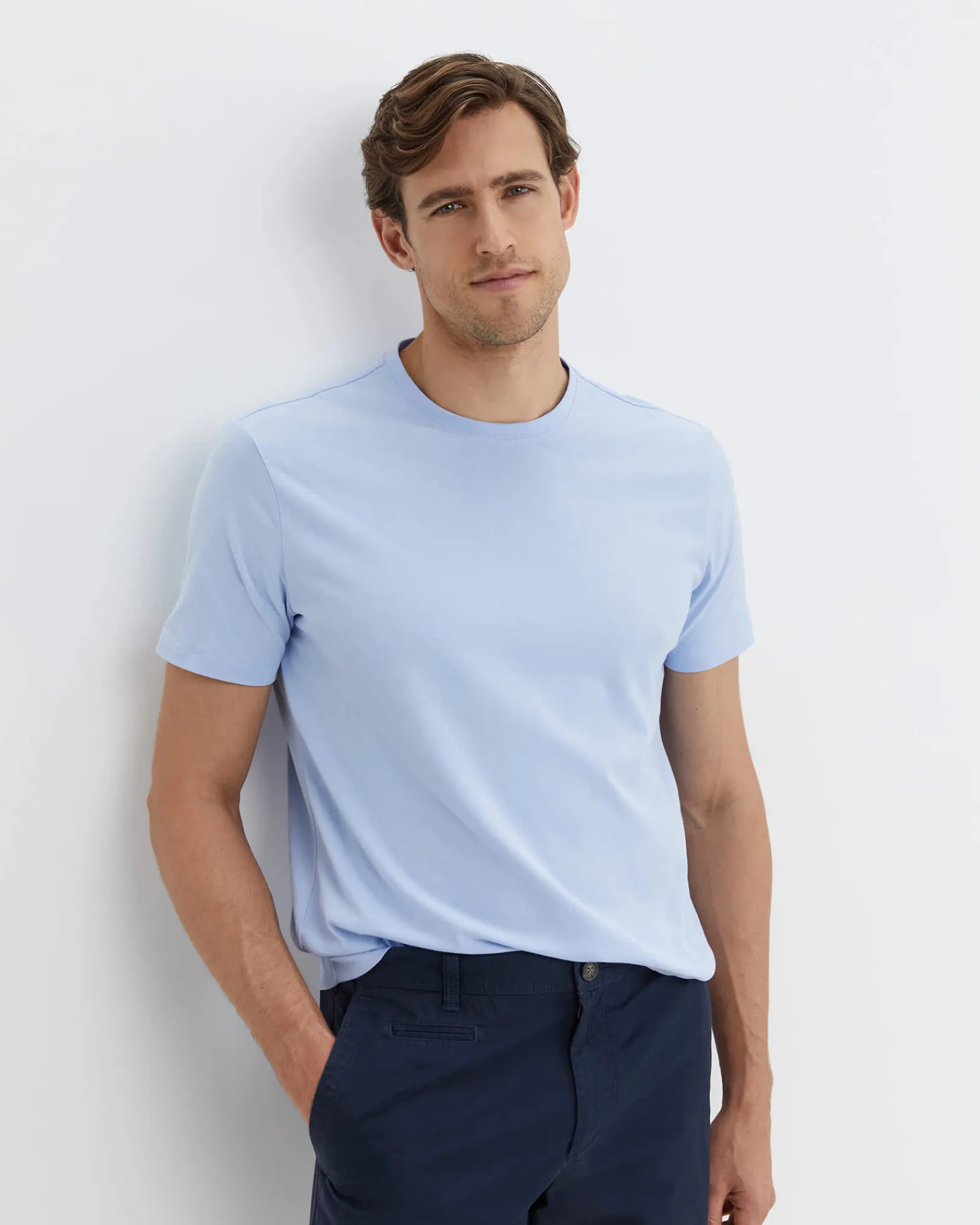 New Sportscraft Supersoft Tee in Pale Blue PaleBlue
