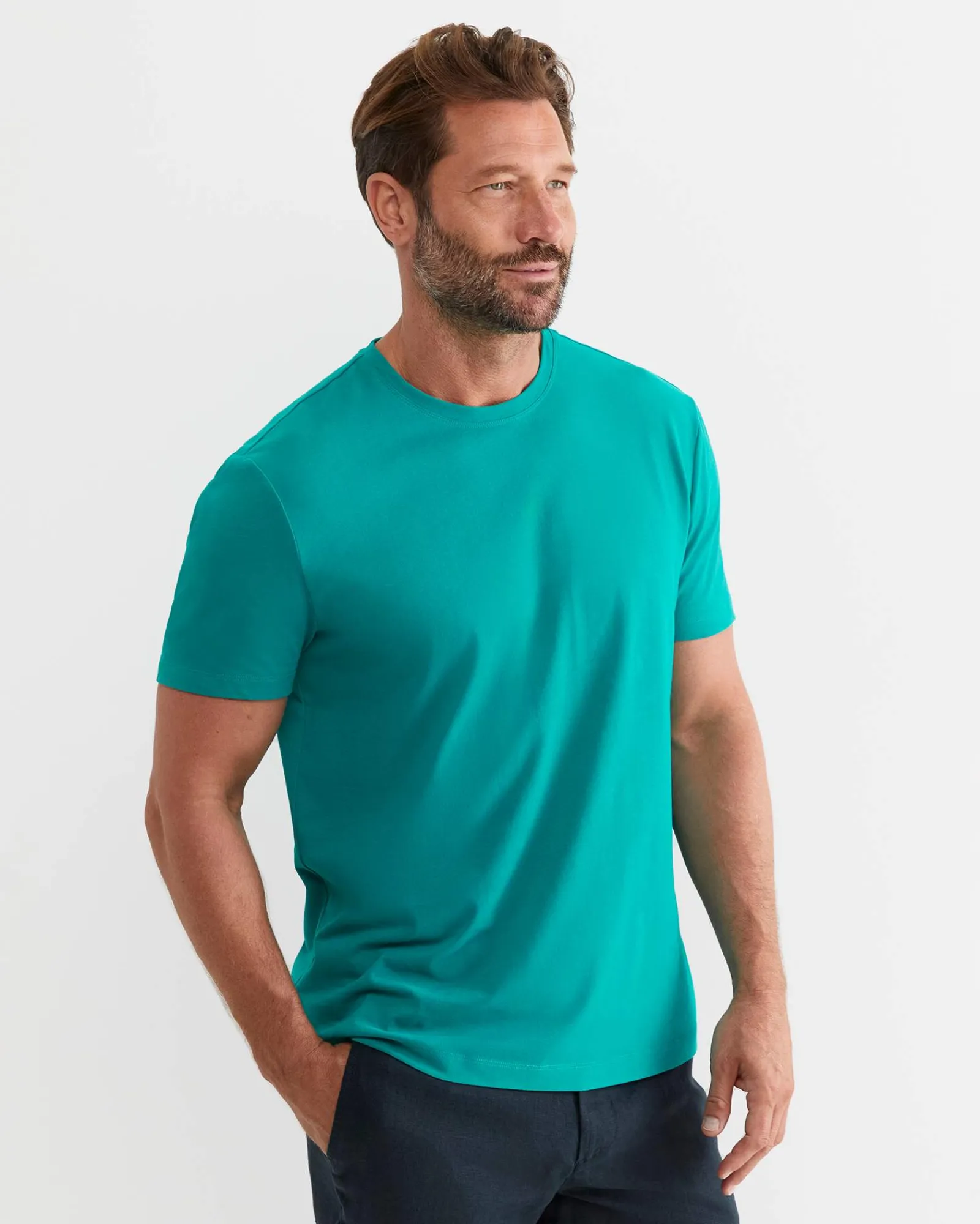 Online Sportscraft Supersoft Tee in Seagreen