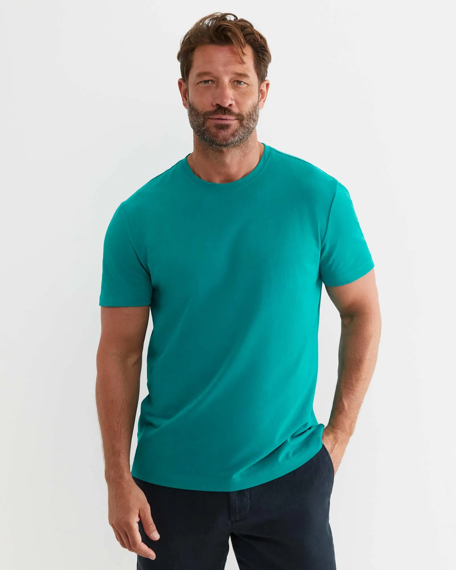 Online Sportscraft Supersoft Tee in Seagreen