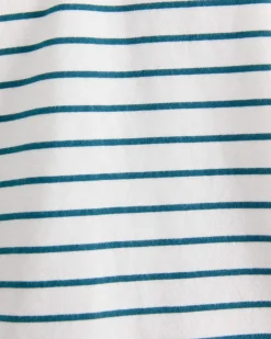 Hot Sportscraft Supersoft Tee in Whiteteal White/teal