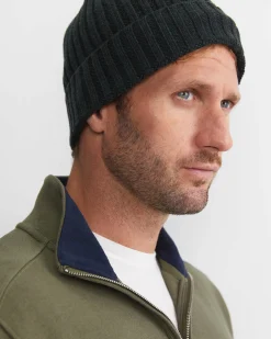 Sale Sportscraft Sussex Wool Blend Beanie in Forest
