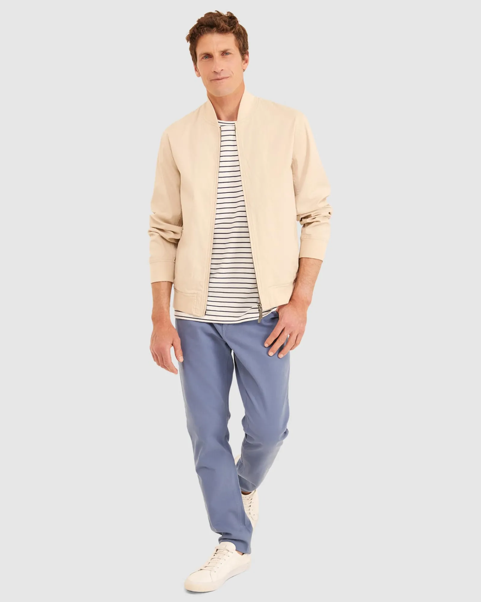 Clearance Sportscraft Tapered Bedford Jean in Aged Blue AgedBlue