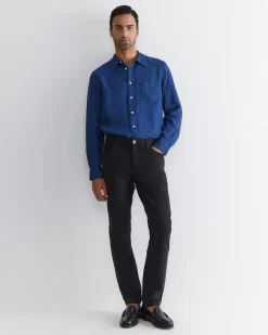New Sportscraft Tapered Bedford Jean in Black