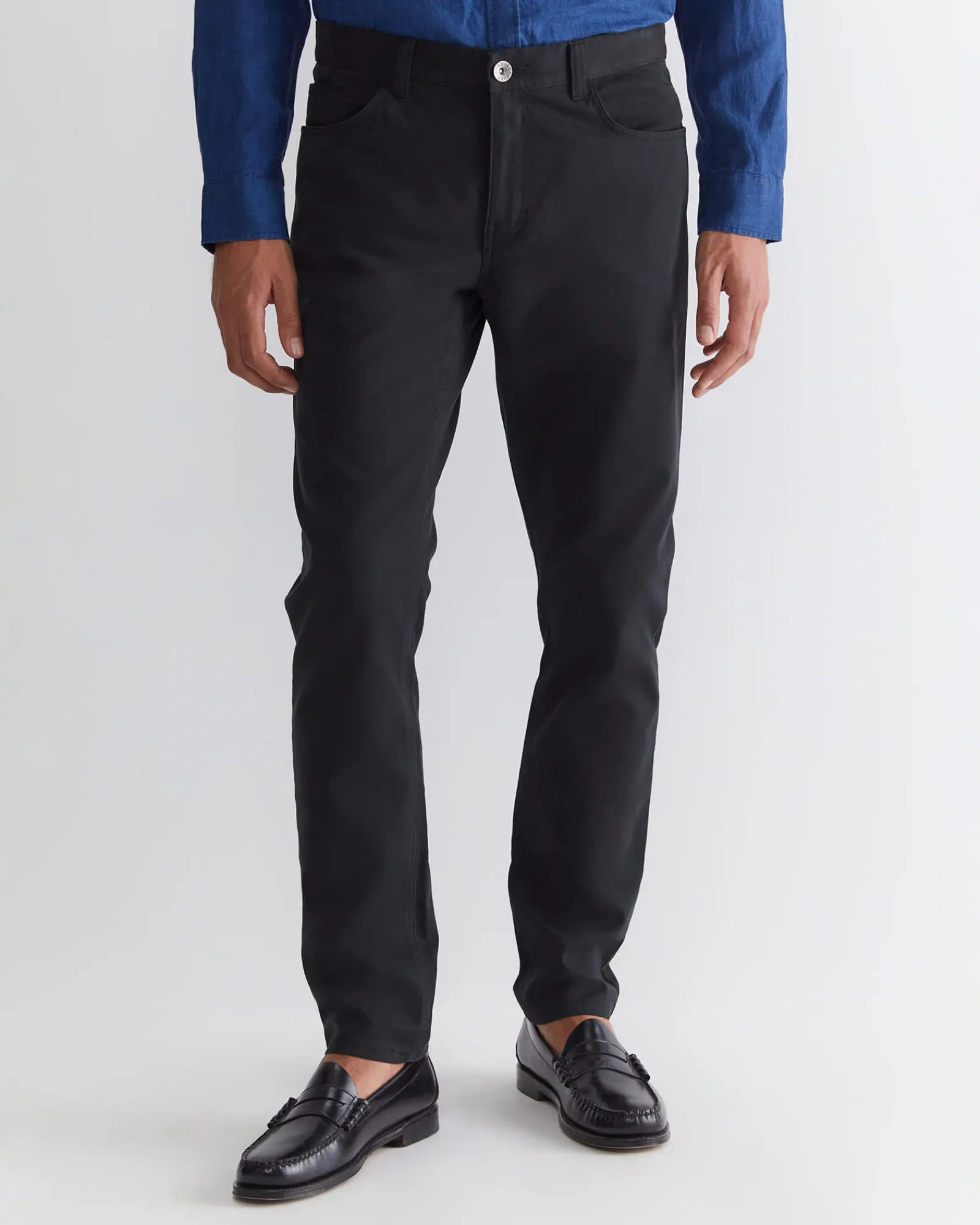New Sportscraft Tapered Bedford Jean in Black