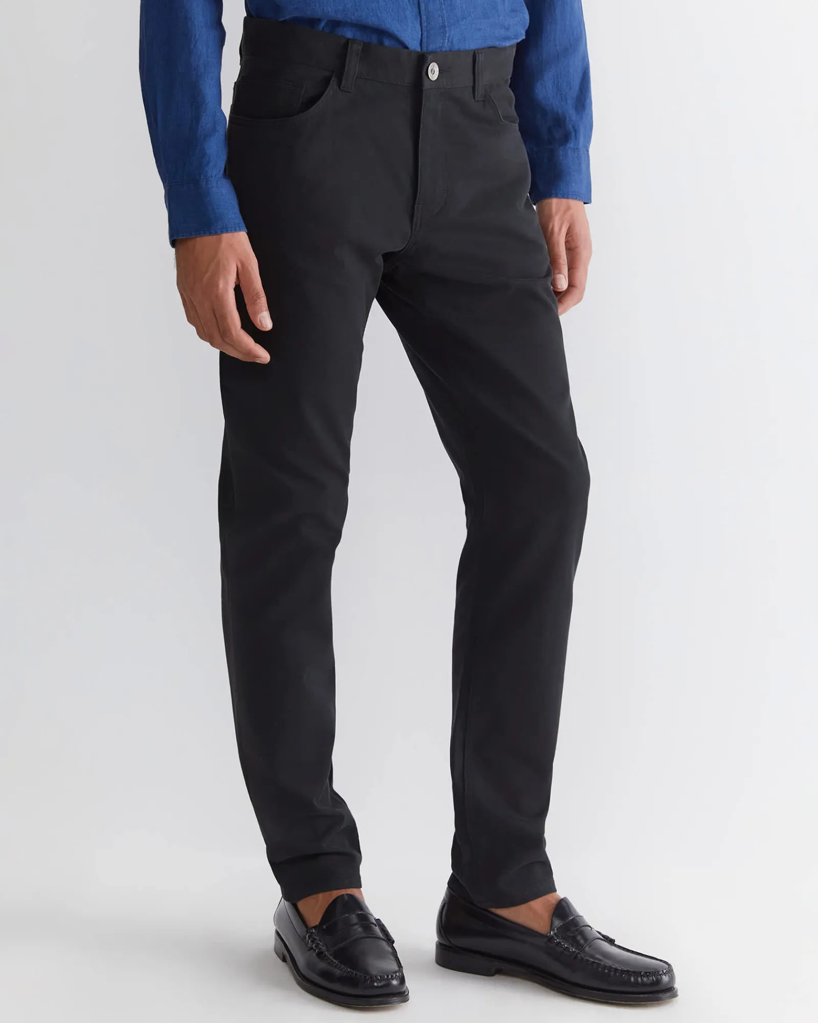 New Sportscraft Tapered Bedford Jean in Black