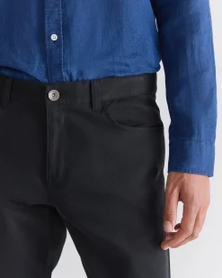 New Sportscraft Tapered Bedford Jean in Black