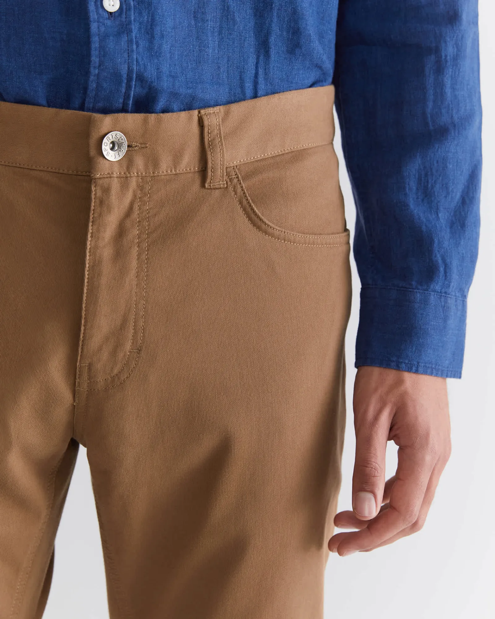 Clearance Sportscraft Tapered Bedford Jean in Chestnut