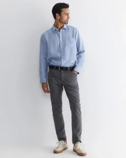 Outlet Sportscraft Tapered Bedford Jean in Deep Grey DeepGrey