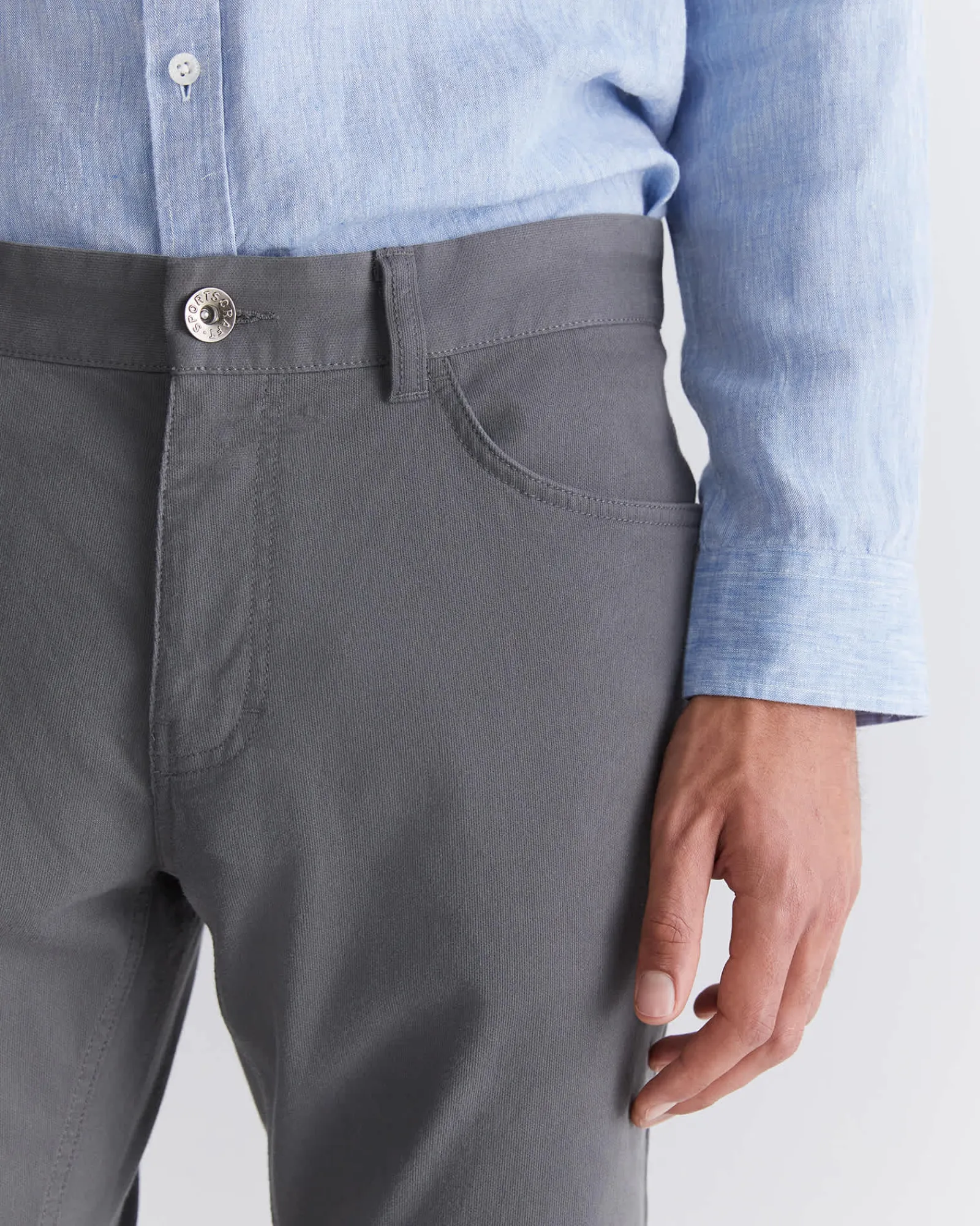 Outlet Sportscraft Tapered Bedford Jean in Deep Grey DeepGrey