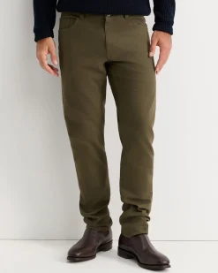 Sale Sportscraft Tapered Bedford Jean in Khaki