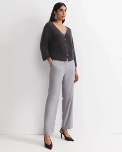 Discount Sportscraft Tatiana Mohair Cropped Cardigan in Charcoal
