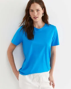 Fashion Sportscraft The Essential Tee in Cove Blue CoveBlue