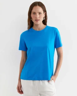 Fashion Sportscraft The Essential Tee in Cove Blue CoveBlue