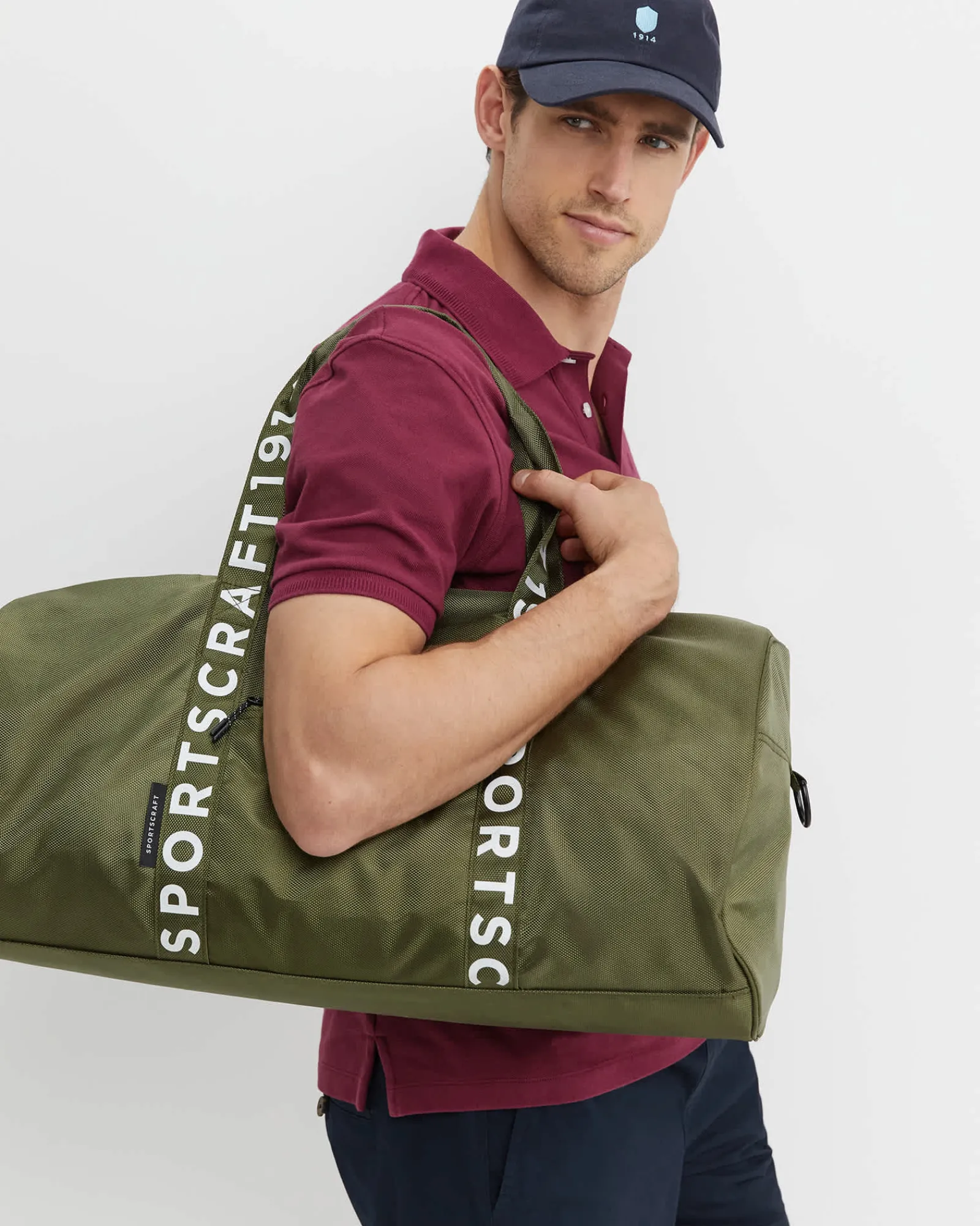 Hot Sportscraft The Light SC Gym Bag in Khaki