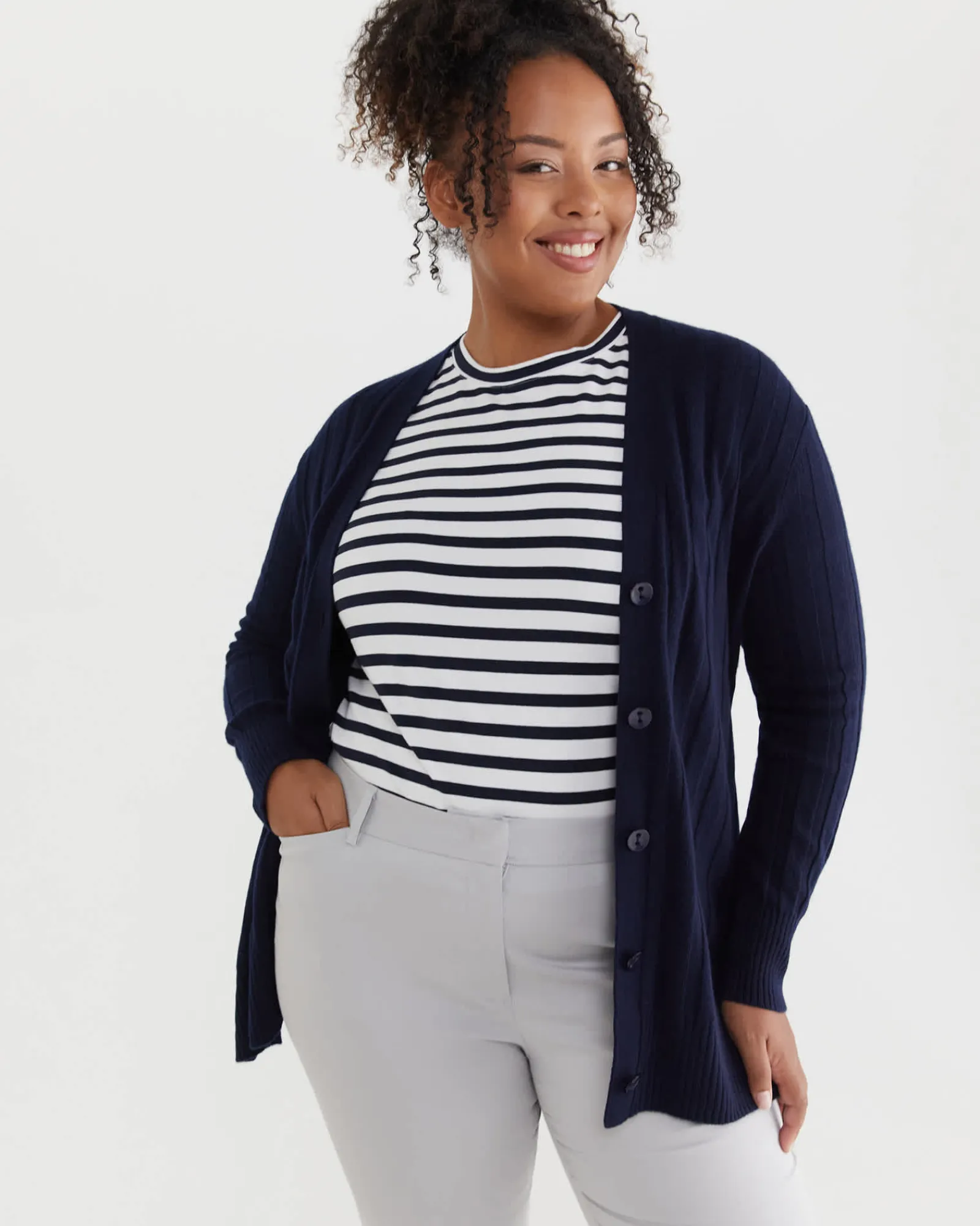 Discount Sportscraft The Perfect T-Shirt in Navywhite Navy/white