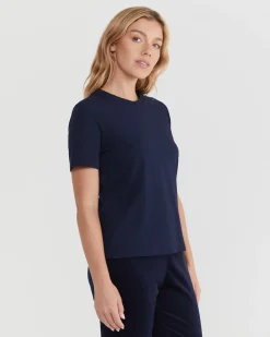 Best Sportscraft The Perfect T-Shirt in Navy