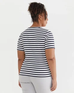 Discount Sportscraft The Perfect T-Shirt in Navywhite Navy/white