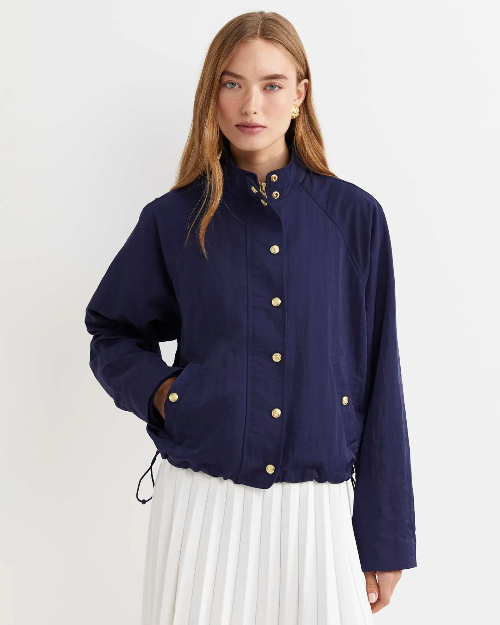 Fashion Sportscraft Tia Windcheater in Navy