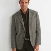 Fashion Sportscraft Tilbury Check Item Jacket in Brownnatural Brown/natural
