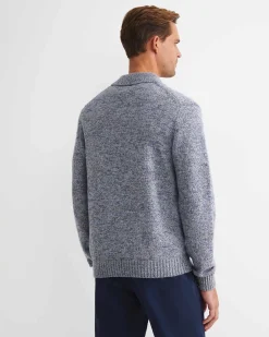Best Sportscraft Todd Knit Polo in Blue Multi BlueMulti