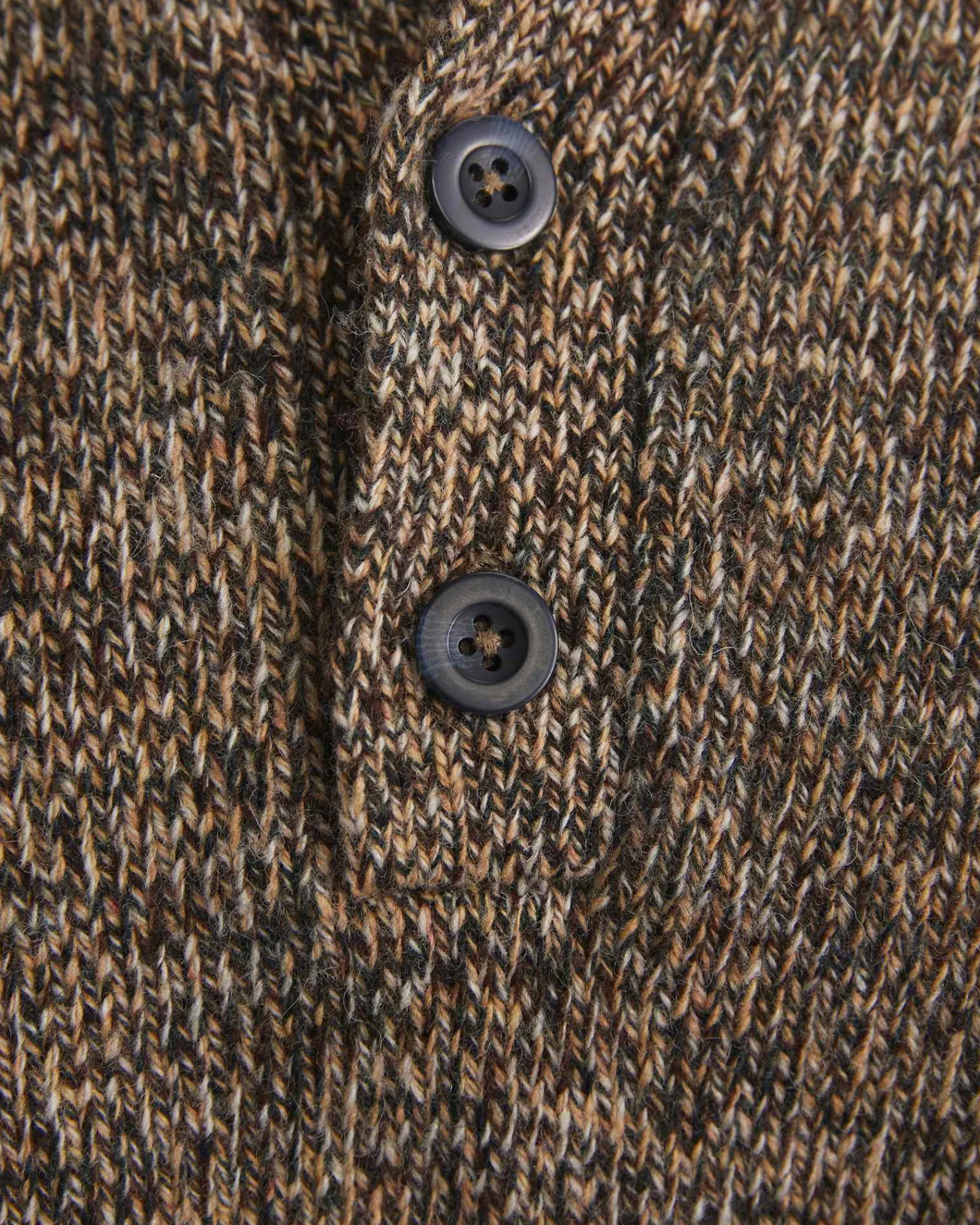 Discount Sportscraft Todd Knit Polo in Brown Multi BrownMulti