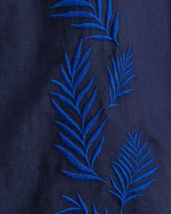 Best Sportscraft Toohey Short Sleeve Linen Shirt in Navy