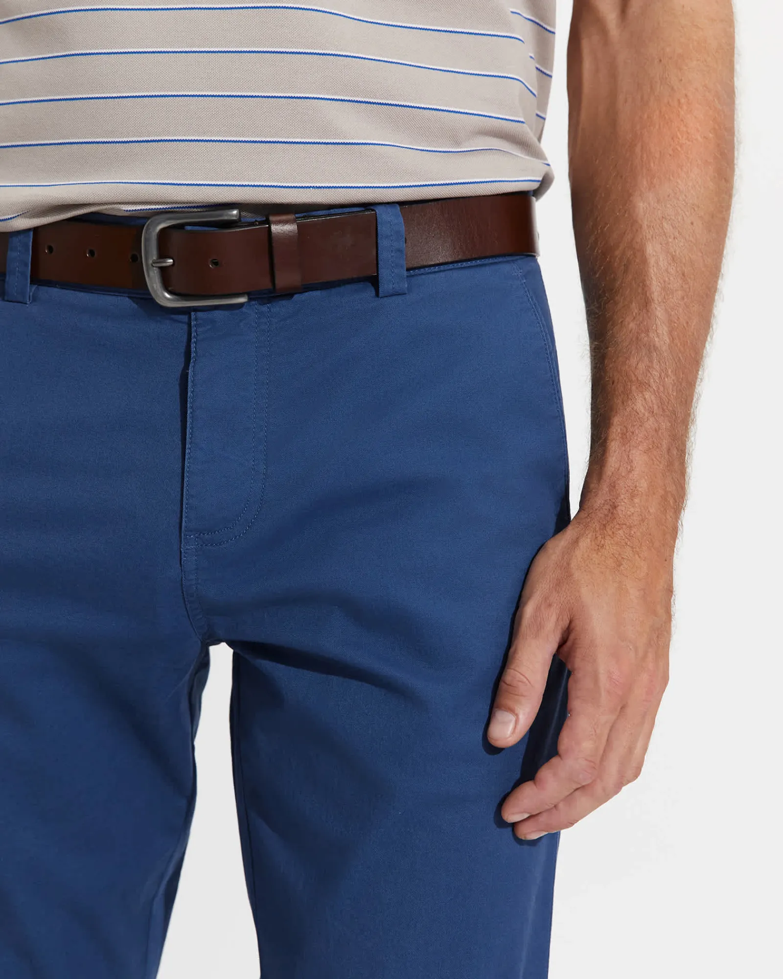 Clearance Sportscraft Torra Casual Leather Belt in Brown