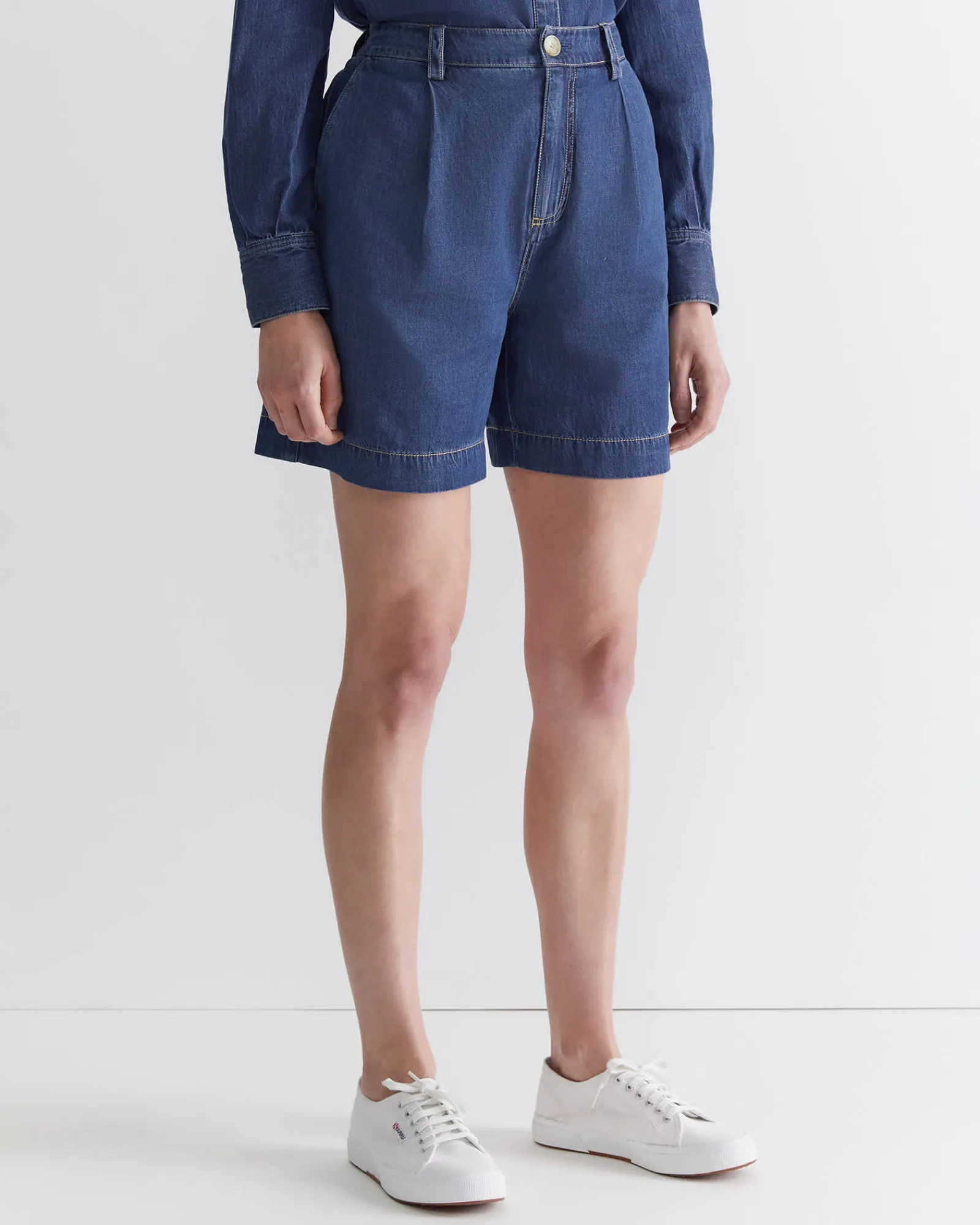 New Sportscraft Tuva Short in Denim