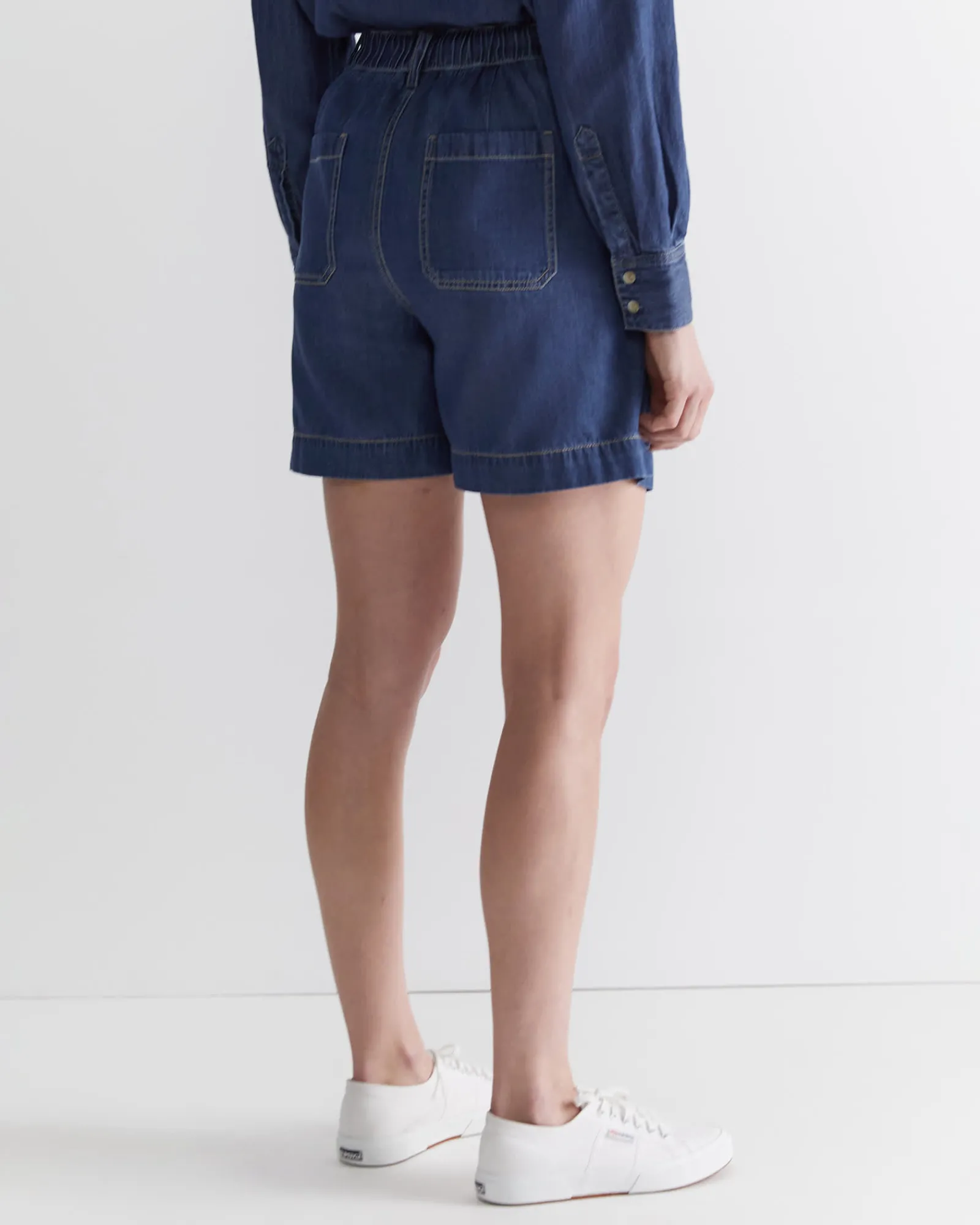 New Sportscraft Tuva Short in Denim