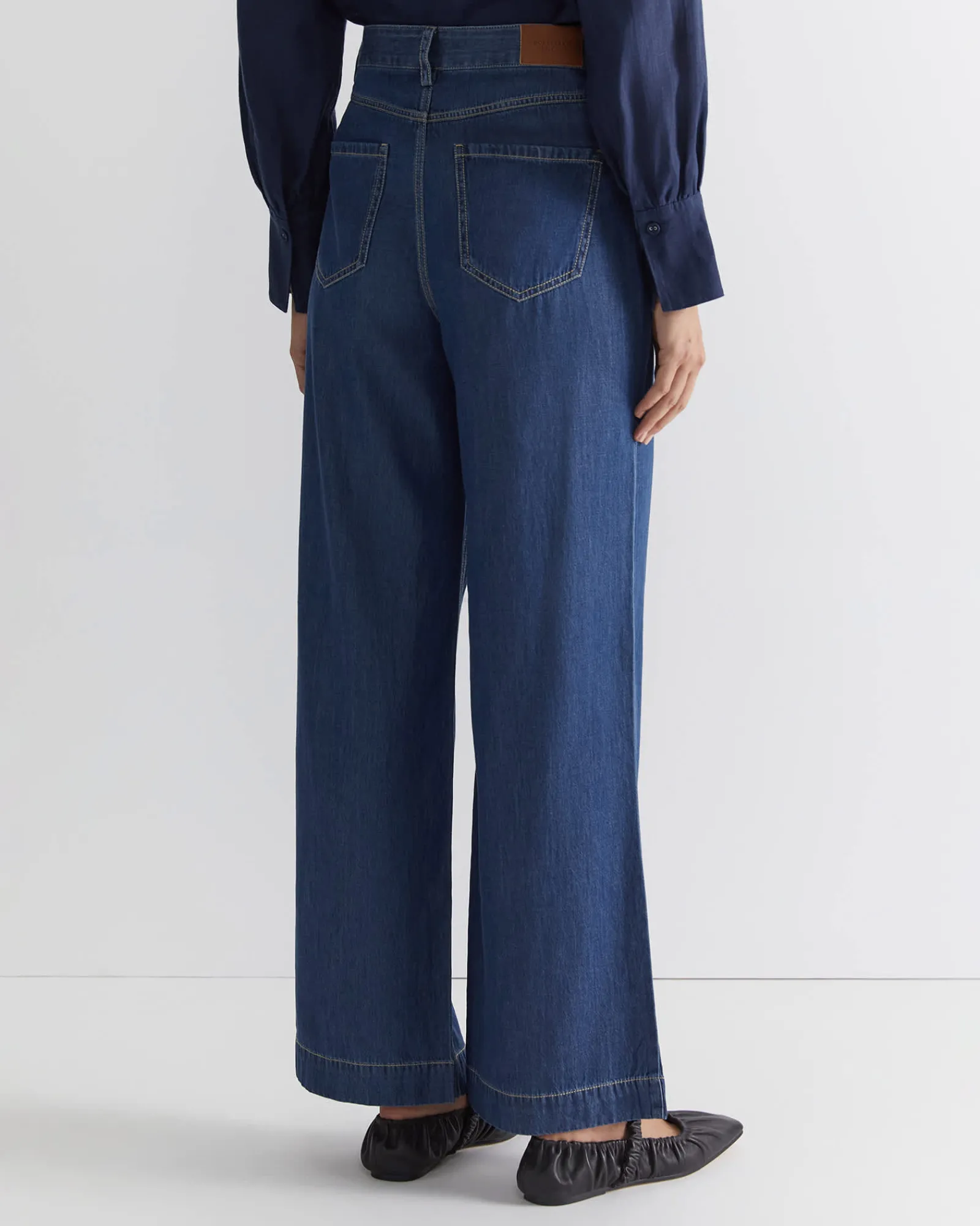 Discount Sportscraft Tuva Wide Leg Pant in Denim