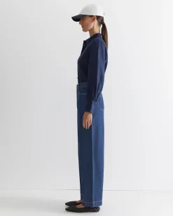 Discount Sportscraft Tuva Wide Leg Pant in Denim