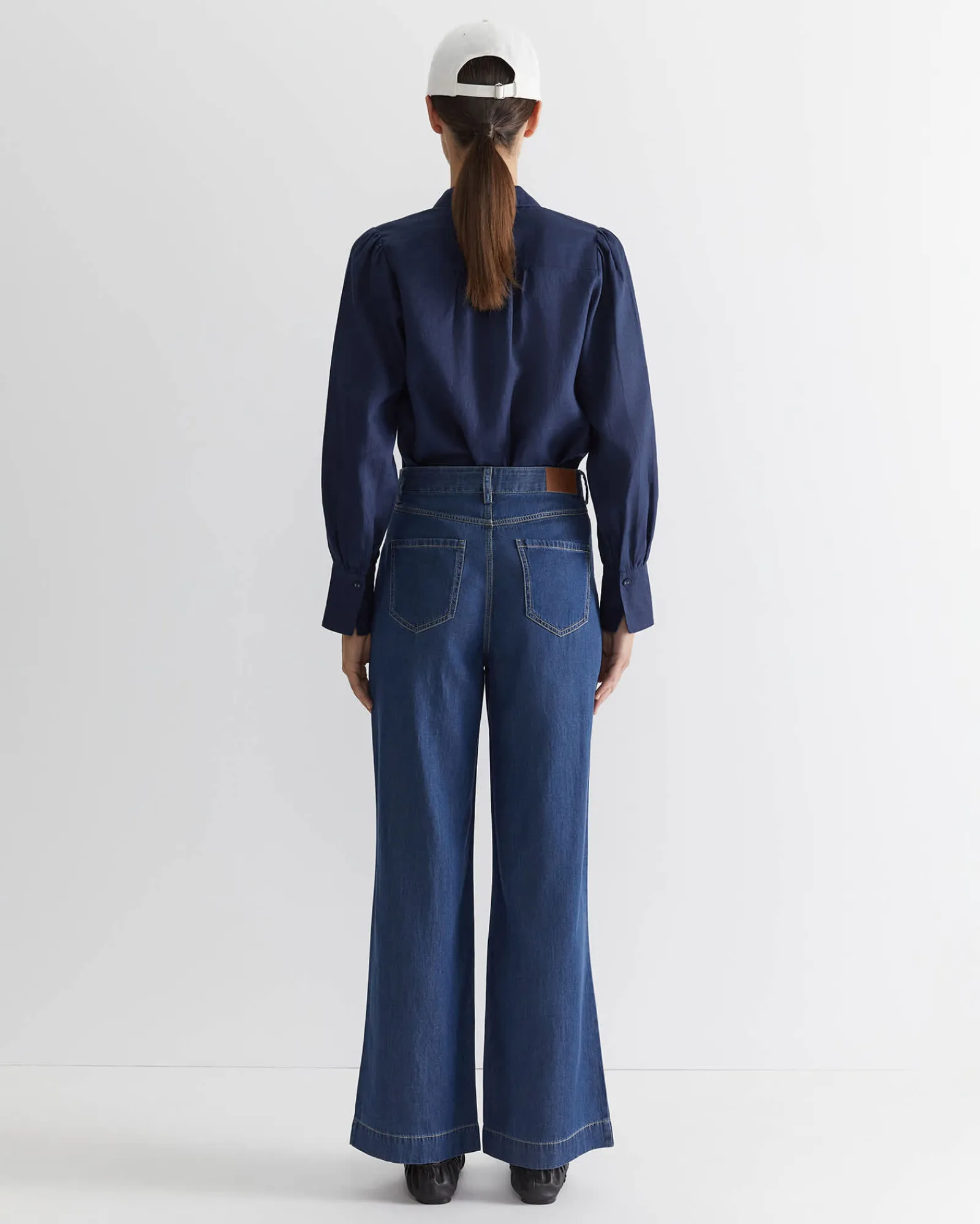 Discount Sportscraft Tuva Wide Leg Pant in Denim
