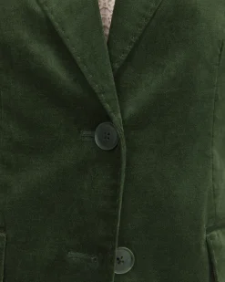 Sale Sportscraft Valentina Single Breasted Velvet Blazer in Sage