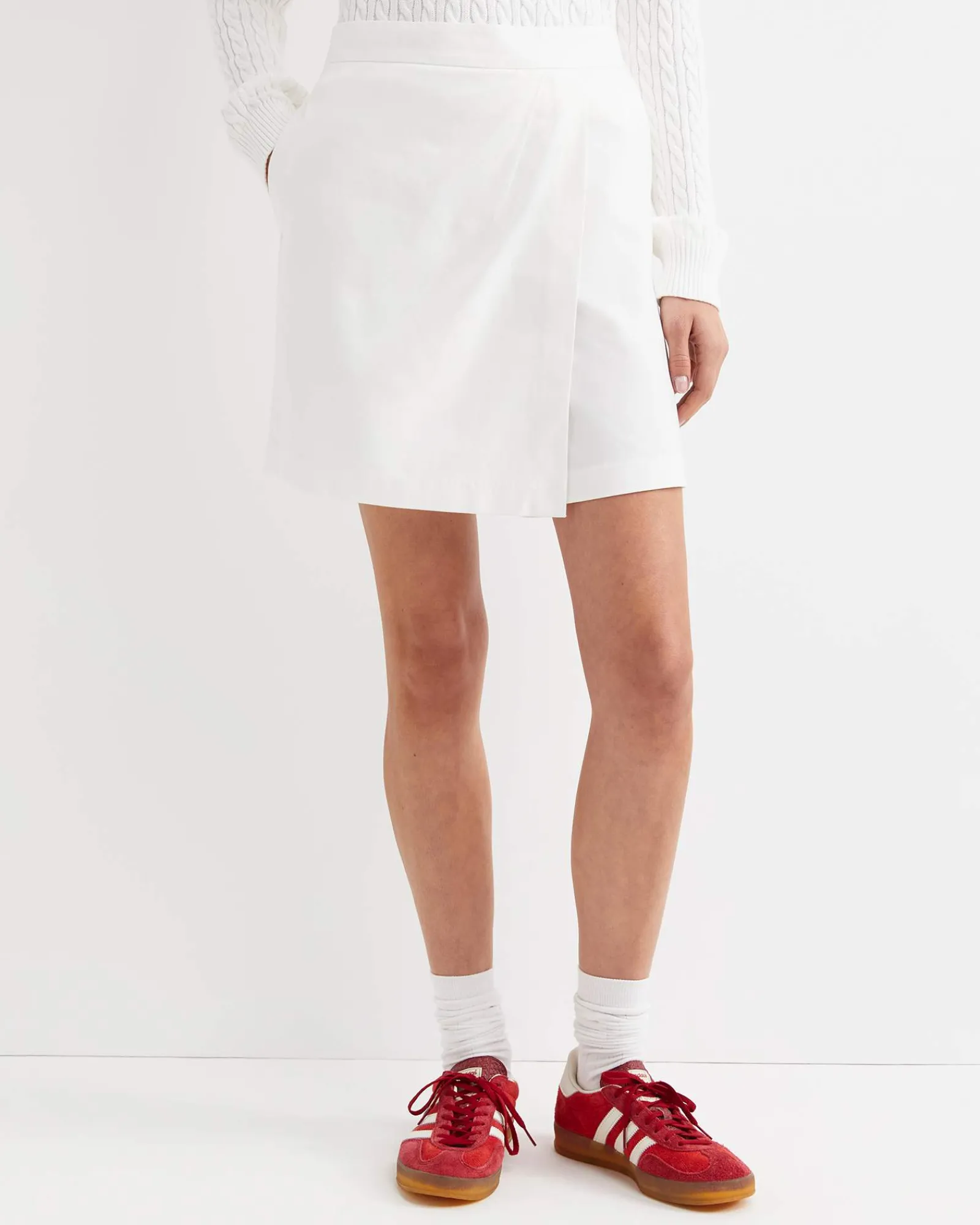 Discount Sportscraft Venus Golf Skort in White