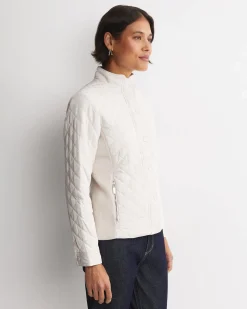 Online Sportscraft Vera Quilted Jacket in Chalk