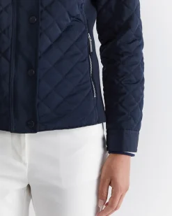 Sale Sportscraft Vera Quilted Jacket in Navy