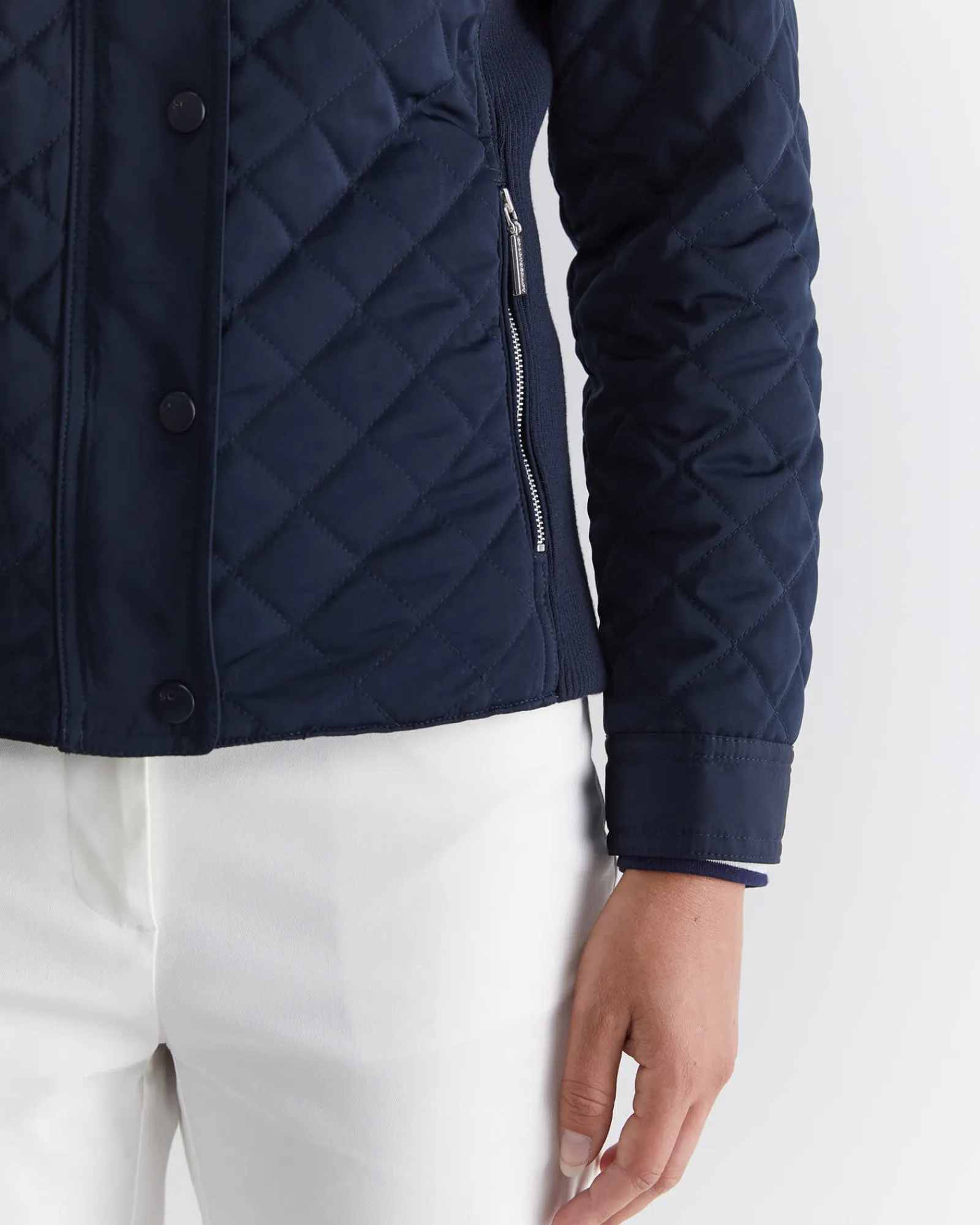 Sale Sportscraft Vera Quilted Jacket in Navy
