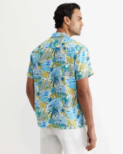 Sale Sportscraft Vic Short Sleeve Liberty Cuban Shirt in Multi