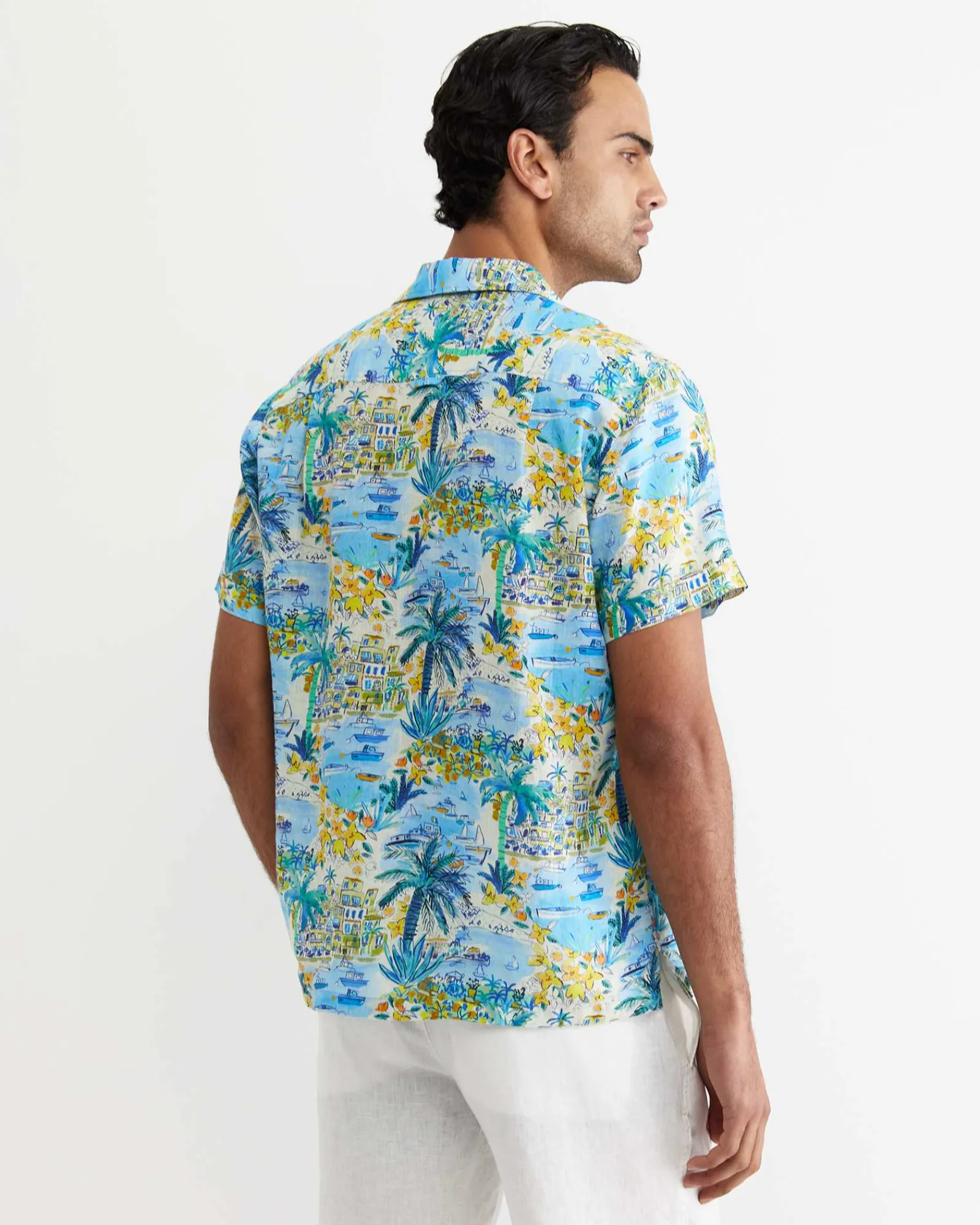 Sale Sportscraft Vic Short Sleeve Liberty Cuban Shirt in Multi