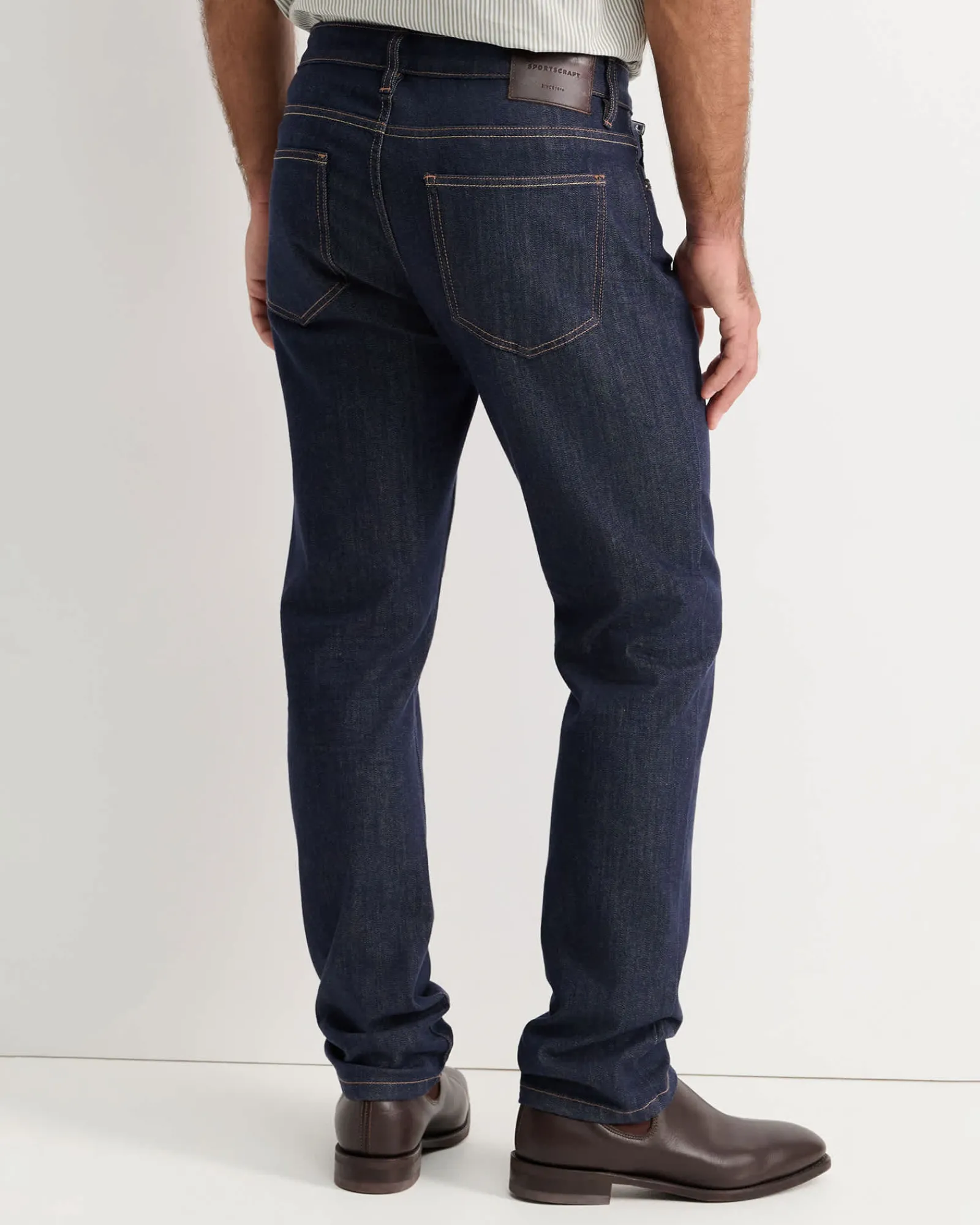 Sale Sportscraft William Straight Leg Jean in Raw Wash RawWash
