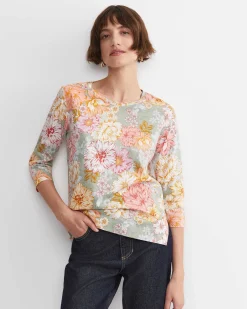 Sale Sportscraft Winter Sweet Mercerised Tee in Multi