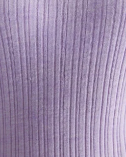New Sportscraft Wool Silk Polo in Lavender