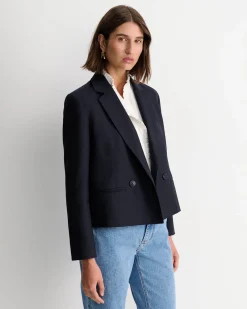 Best Sportscraft Wren Double Breasted Blazer in Navy